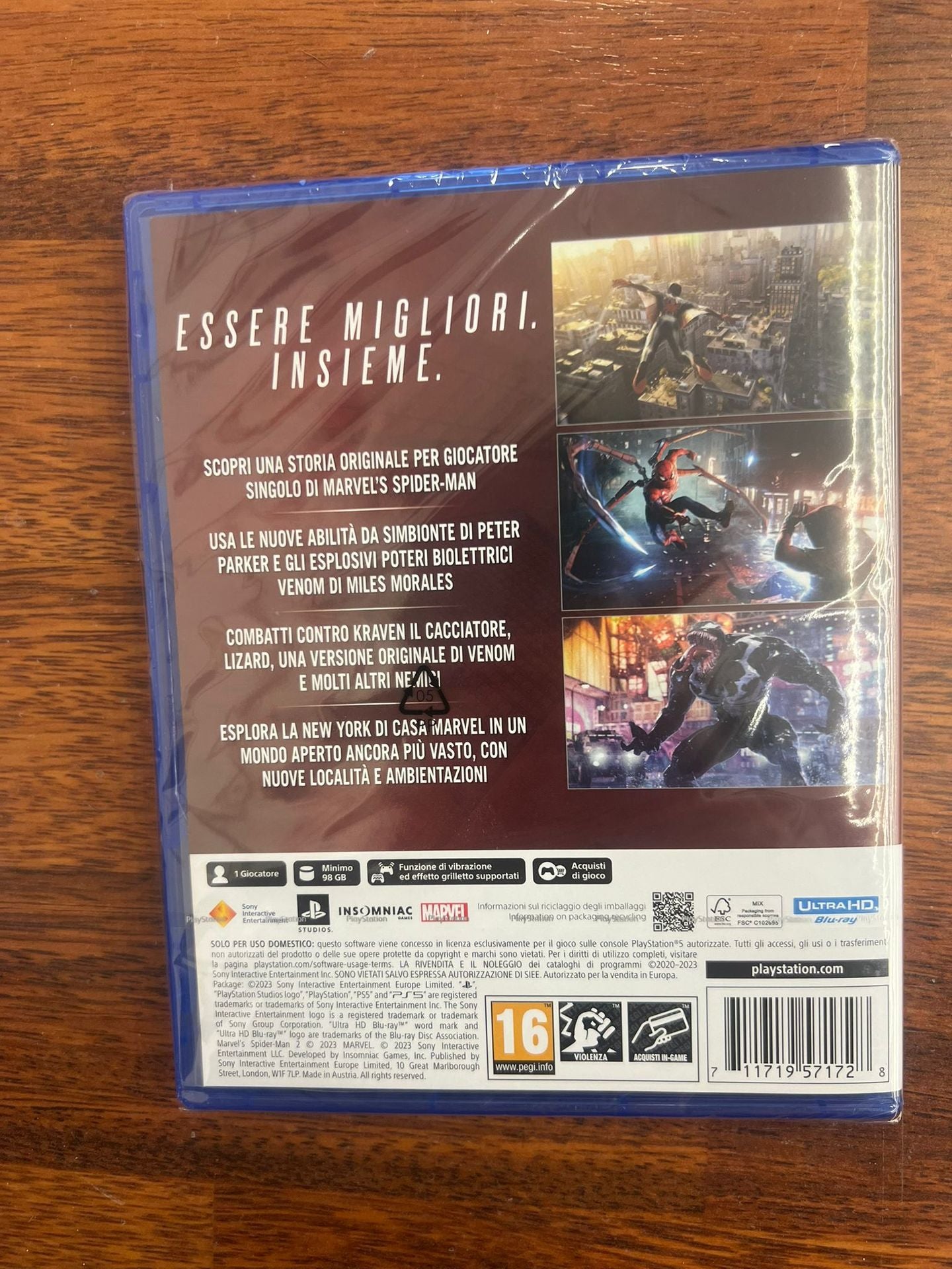Marvel Spider Man 2 PS5 IT Marvel Spider Man 2 PS5 IT